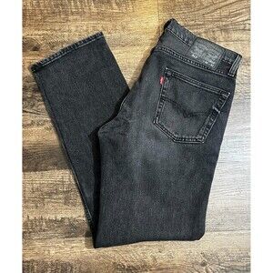 Levi's Jeans Men's‎ 30x30 Black 511 Denim Red Tab Dark Wash Straight Leg Comfort